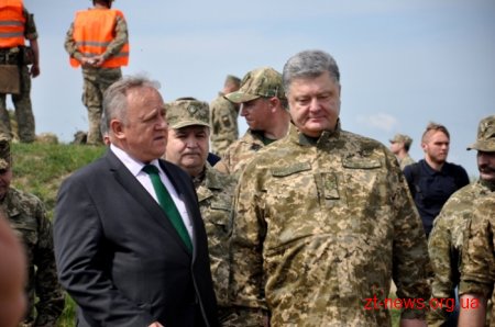 Президент України відвідав полігон ВДВ на Житомирщині