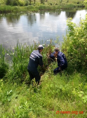 У Малині рятувальники вилучили тіло загиблого чоловіка з водойми