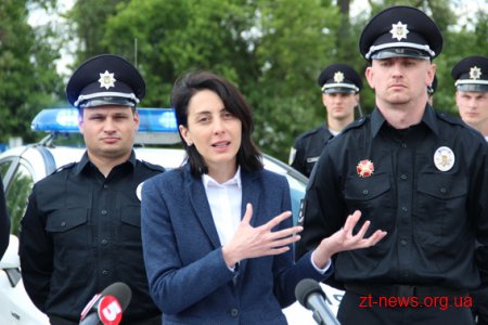 У Житомирі презентували початок роботи патрульної поліції на ділянці автодороги Житомир - Рівне