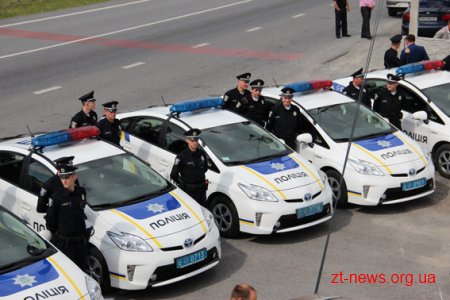 У Житомирі презентували початок роботи патрульної поліції на ділянці автодороги Житомир - Рівне