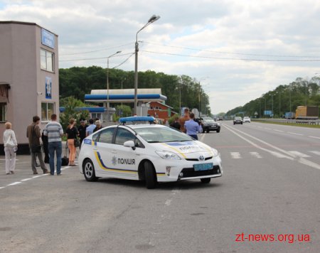 У Житомирі презентували початок роботи патрульної поліції на ділянці автодороги Житомир - Рівне