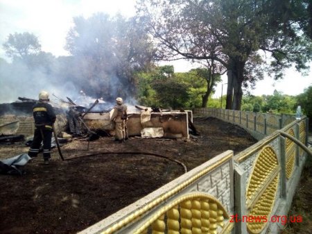 В Андрушівському районі згоріла дерев'яна церква