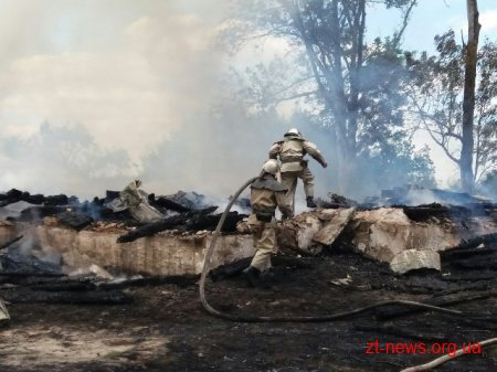 В Андрушівському районі згоріла дерев'яна церква