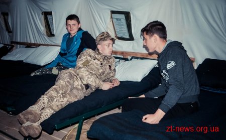 Учасники табору «Нащадки козацької слави» завітали до Житомирського полігону