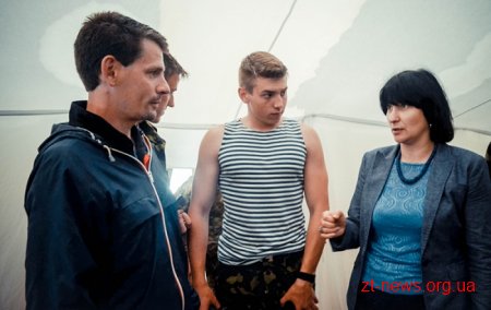 Учасники табору «Нащадки козацької слави» завітали до Житомирського полігону