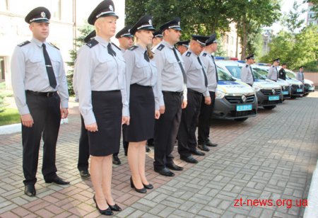 5 нових автівок поповнили автопарк Нацполіції Житомирщини