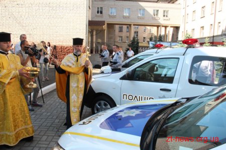 5 нових автівок поповнили автопарк Нацполіції Житомирщини