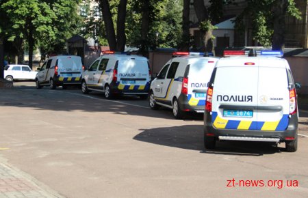 5 нових автівок поповнили автопарк Нацполіції Житомирщини