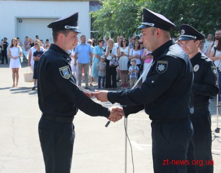 У Житомирі патрульні поліцейські розповіли про 100 днів роботи