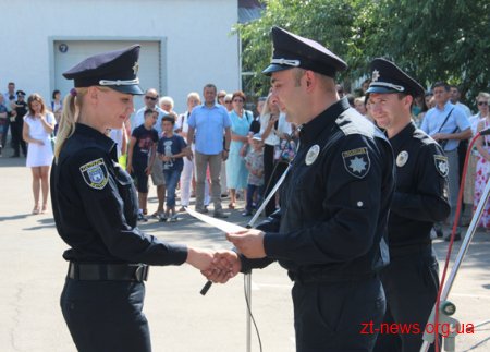 У Житомирі патрульні поліцейські розповіли про 100 днів роботи