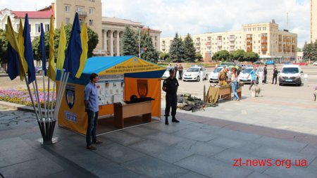 У Житомирі поліція продемонструвала свою професію