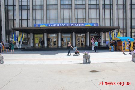 У Житомирі поліція продемонструвала свою професію