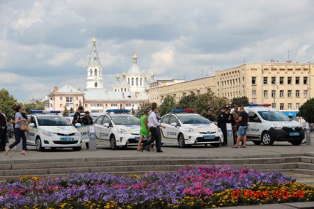 У Житомирі поліція продемонструвала свою професію