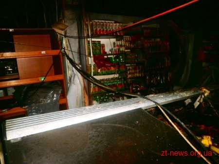 У Бердичеві вогнеборцями ліквідовано пожежу у продуктовому магазині