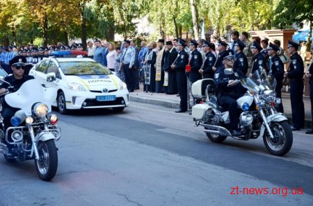 У Житомирі вшанували правоохоронців, які загинули під час виконання службового обов’язку