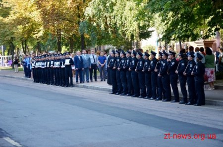 У Житомирі вшанували правоохоронців, які загинули під час виконання службового обов’язку