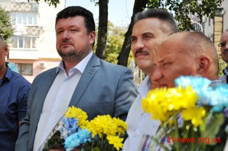 До Житомира завітали учасники велопробігу, присвяченому Дню незалежності України
