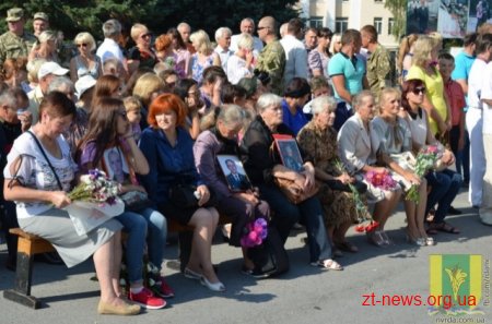 У меморіалі загиблим воїнам АТО на Звягельщині відкрили нову стелу