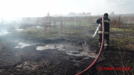 На Житомирщині триває ліквідація займання торфу