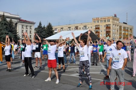 У Житомирі пройшов перший Космічний напівмарафон