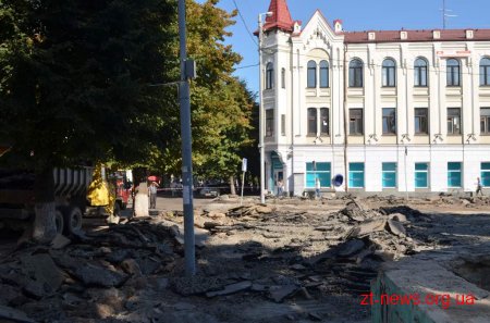 В Житомирі розпочалась реконструкція вулиці Михайлівської