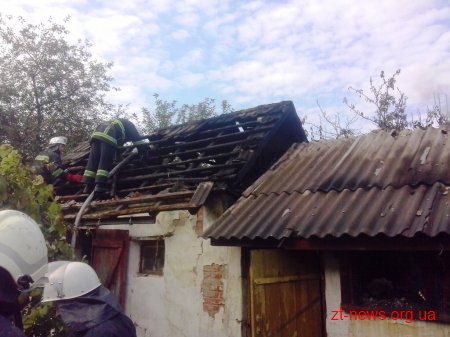 У Житомирі під час ліквідації пожежі було врятовано літню жінку