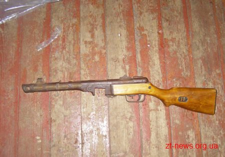 На Житомирщині при обшуку в оселі поліція виявила арсенал зброї