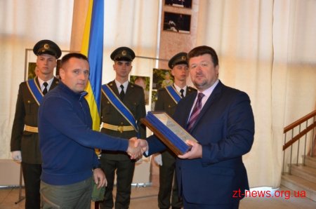 У Житомирі привітали захисників України