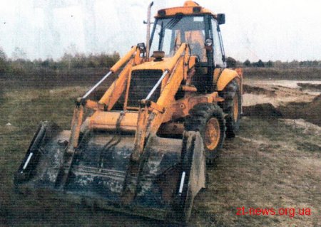 На Житомирщині поліцейські зафіксували незаконний видобуток піску