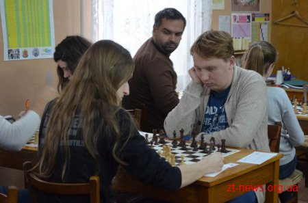 В Житомирі відбувся відкритий чемпіонат міста з шахів