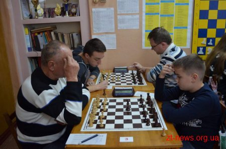 В Житомирі відбувся відкритий чемпіонат міста з шахів