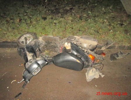 У Бердичеві автомобіль зіткнувся з мопедом