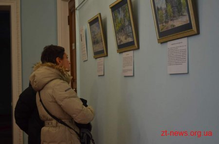 Художниця Катерина Вілкул представила виставку «Мій Житомир»