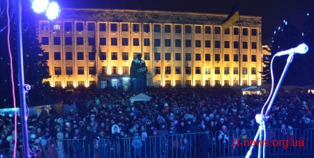 Головну ялинку області урочисто відкрили в Житомирі