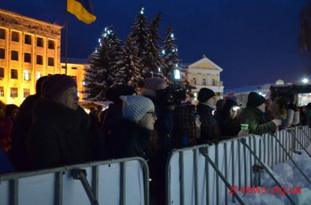 Житомиряни защедрували разом під час святкування Щедрого вечора