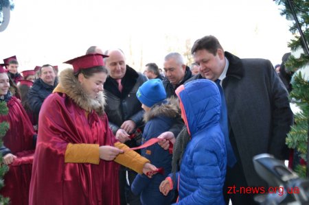 Ігор Гундич відкрив блок початкових класів гімназії в Олевську