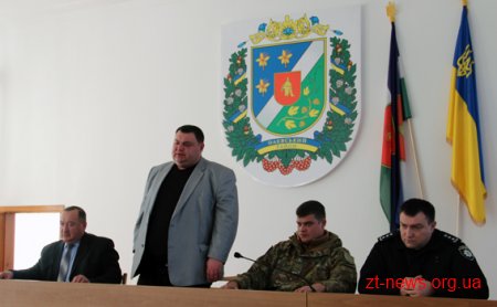 В Олевську начальник ГУНП представив нового керівника місцевої поліції