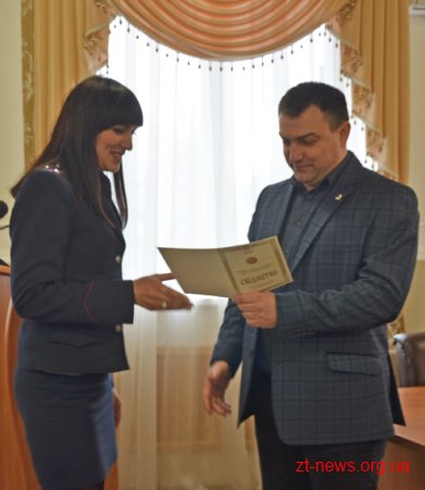 30 слідчих житомирської поліції отримали свідоцтва про підвищення кваліфікації