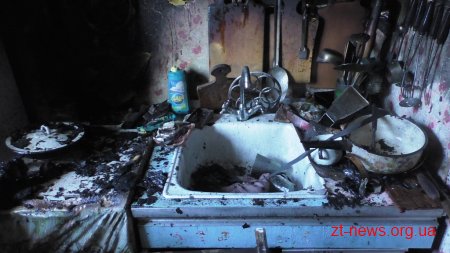 В одній з 5 поверхівок Житомира горіла двохкімнатна квартира