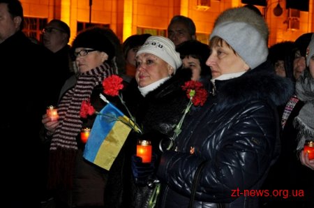 У Житомирі вшанували пам’ять Героїв Небесної Сотні