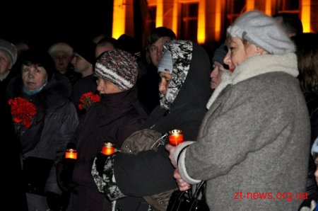 У Житомирі вшанували пам’ять Героїв Небесної Сотні