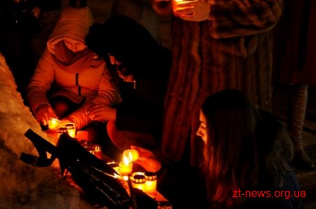 У Житомирі вшанували пам’ять Героїв Небесної Сотні