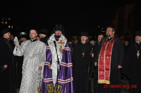 У Житомирі вшанували пам’ять Героїв Небесної Сотні