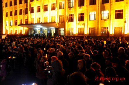 У Житомирі вшанували пам’ять Героїв Небесної Сотні