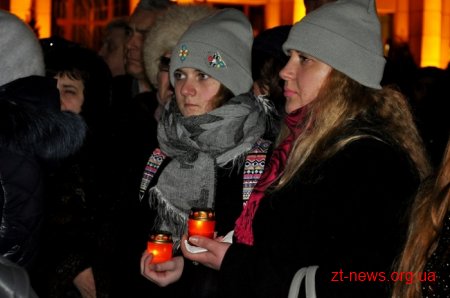 У Житомирі вшанували пам’ять Героїв Небесної Сотні