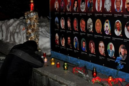 У Житомирі вшанували пам’ять Героїв Небесної Сотні