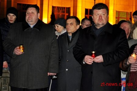 У Житомирі вшанували пам’ять Героїв Небесної Сотні