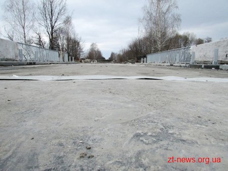 Будівництво мосту біля с. Рудня-Пошта на трасі Н-03 Житомир-Чернівці майже завершено