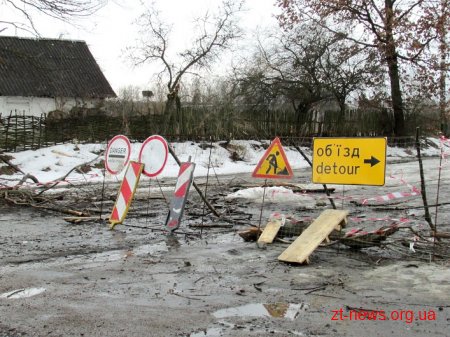 Будівництво мосту біля с. Рудня-Пошта на трасі Н-03 Житомир-Чернівці майже завершено