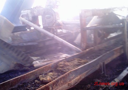 В Олевському районі горів деревообробний цех